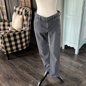 AG jeans, the Stevie ankle slim, straight ankle